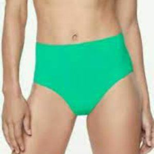 NWT - Athleta sculpted high waist swim bottom in green